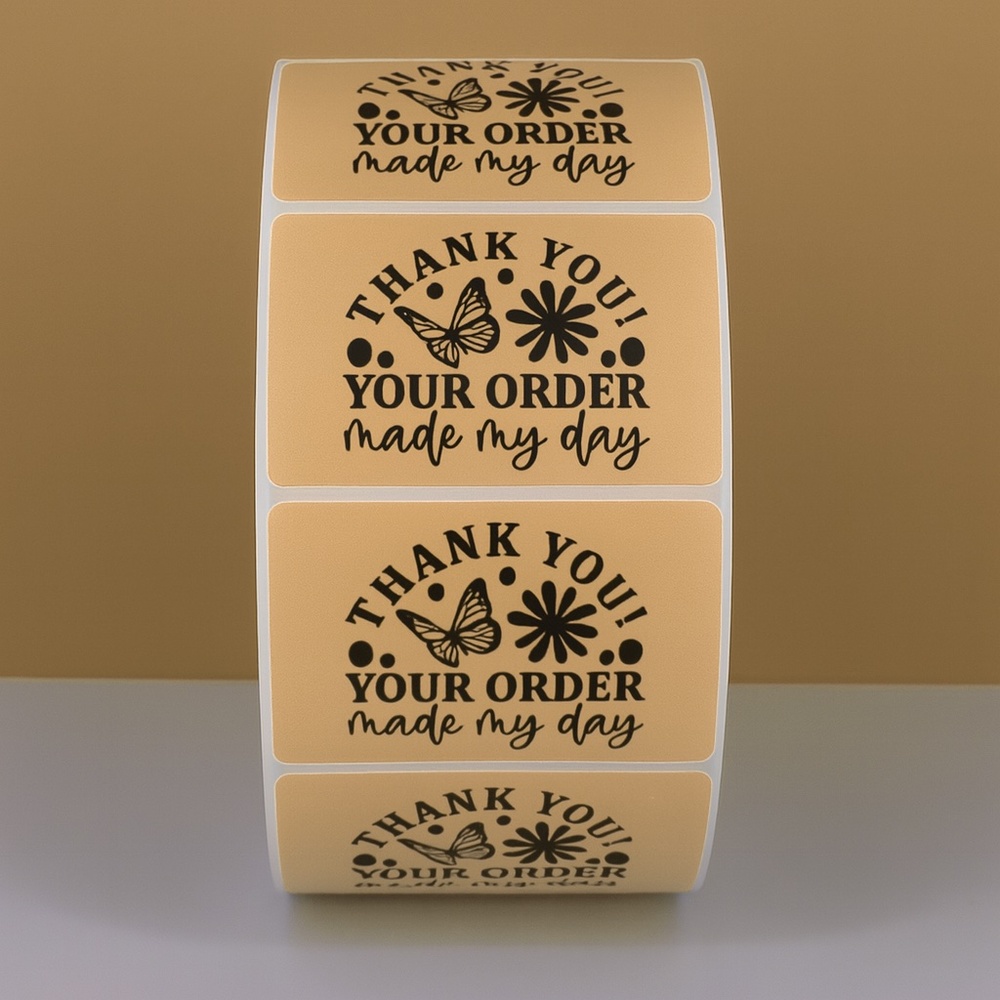 Thank you your order made my day | Cute Small Business Packaging Labels - Picture 11 of 11